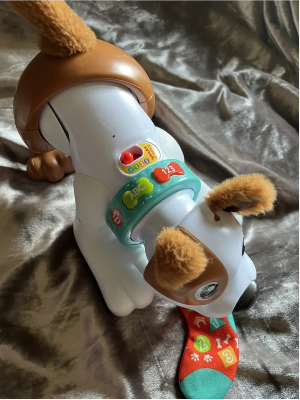 Fisher-Price Smart Stages123 Crawl With Me Puppy Musical Infant Toddler Toy